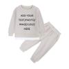 ZFTTZYMX Custom Baby Kids Sweatsuits 2PCS Your Own Design Toddler Boys Girls Personalized Pullover Sweatshirts Outfit Sets view 1