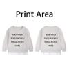 ZFTTZYMX Custom Baby Kids Sweatsuits 2PCS Your Own Design Toddler Boys Girls Personalized Pullover Sweatshirts Outfit Sets view 2