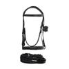 Wonder Care Top Grain Cowhide Leather English Bridle Snaffle Horse Bridle Noseband with Browband Horse Bit Bridle with Reins Bridles for Horses view 1