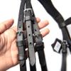 Wonder Care Top Grain Cowhide Leather English Bridle Snaffle Horse Bridle Noseband with Browband Horse Bit Bridle with Reins Bridles for Horses view 3