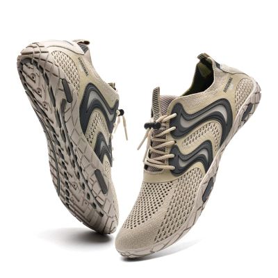 YALOX Water Shoes Men's Women's Swim Shoes Outdoor Beach Barefoot Quick-Dry Aqua Pool Socks Swimming Yoga Surfing Exercise(V021-Beige,41EU)