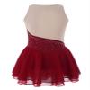 Loloda Kids Girls Sparkly Rhinestones Figure Ice Skating Tutu Dress Ballet Gymnastic Leotard Dancewear Costume Red 12 Years view 2