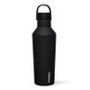 Corkcicle Sport Canteen - Keeps Drinks Cold 25 Hours - Stainless Steel Water Bottle - Triple-Insulated - Spill-Proof - Summer Drinkware Gift - Keeps Drinks Ice Cold - 20 oz - Black view 1