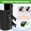 10L0L Golf Cart Sand Bottle with Holder, No Drilling Needed Universal for EZGO Club Car Yamaha, Divot Filler Sand Bottle,Large Capacity and Easy to Install, Fit 1" Square Tubes (2 Packs) view 3