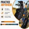 CAITON Golf Alignment Sticks 2 Pack, 48 Inch Collapsible Alignment Rods with Clear Storage Tube, Swing Training Aid for Aiming, Putting, Swing Path & Posture Correction view 4