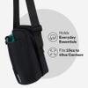 Corkcicle Crossbody Water Bottle Sling Bag - Adjustable Strap - Padded Interior Pocket - Fits 16 oz to 40 oz Tumblers - Summer Drinkware Gift - Black view 3