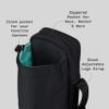 Corkcicle Crossbody Water Bottle Sling Bag - Adjustable Strap - Padded Interior Pocket - Fits 16 oz to 40 oz Tumblers - Summer Drinkware Gift - Black view 4