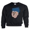 ALLNTRENDS Hip Hop Rap Graphic Crewneck Sweatshirt (2XL, Black) view 1