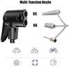 Feilx Double Cylinder Foot Air Pump,Bicycle Floor Pump with Precision Pressure Gauge High Pressure Pedal Inflator,Extra Valve and Gas Needle for Road Bike view 4