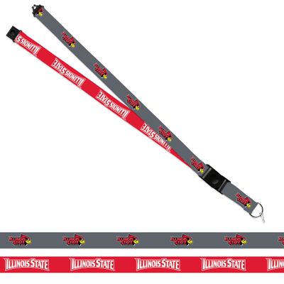 Rico Industries NCAA Illinois State Redbirds Alternate 18" x 1" Premium Unisex-Adult Safety Breakaway Lanyard