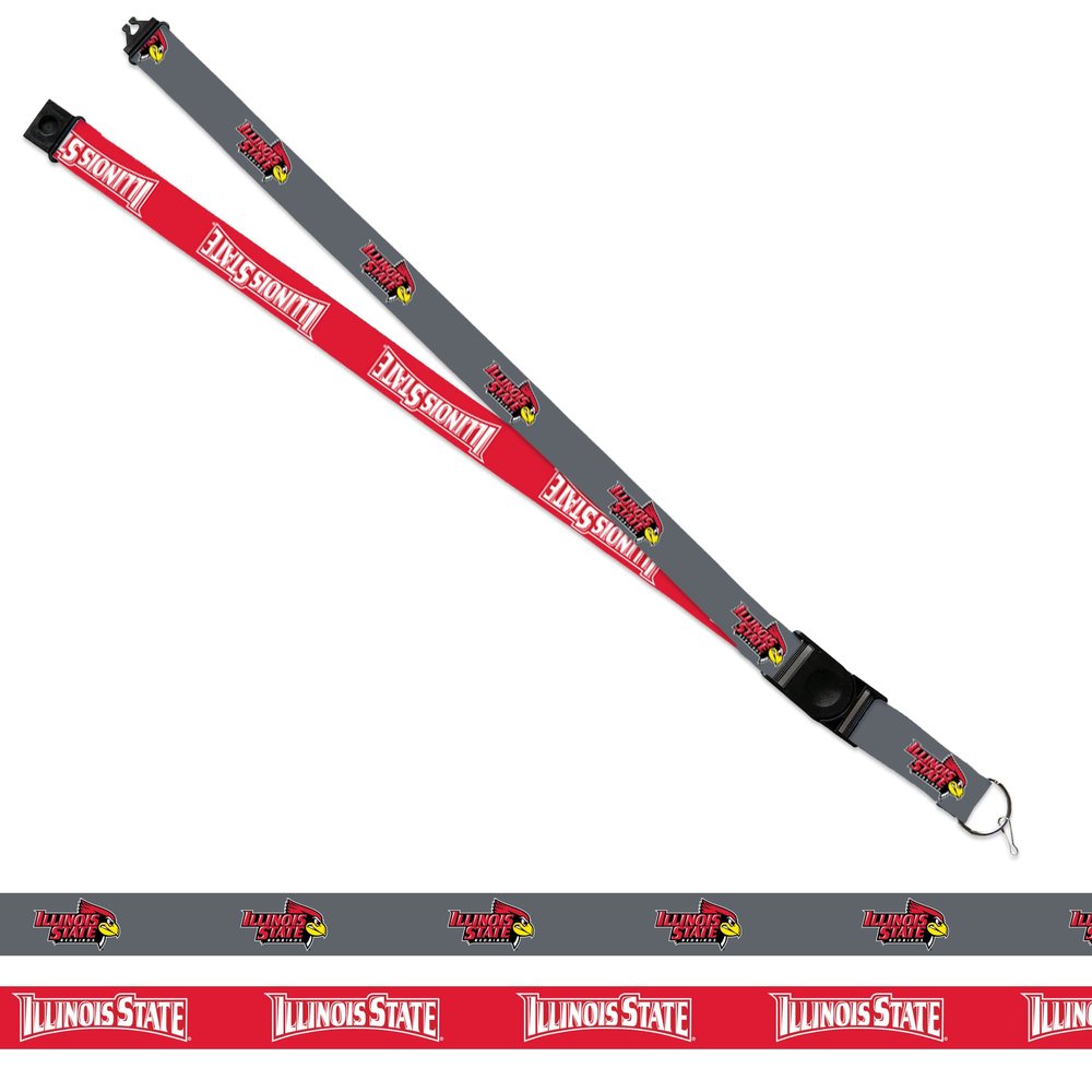 Rico Industries NCAA Illinois State Redbirds Alternate 18" x 1" Premium Unisex-Adult Safety Breakaway Lanyard