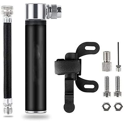 Feilx Portable MTB Bike Pump 100Psi Mini Cycling Tire Inflator Hand Air Pump Bike Accessories Mountain Bicycle Pump,Floor Pump Easiest use with Both