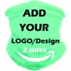 KALILY Custom Neck Gaiter Balaclava Personalized Headband Bandana Headwrap for Men Women - 2 Sides Printed view 1