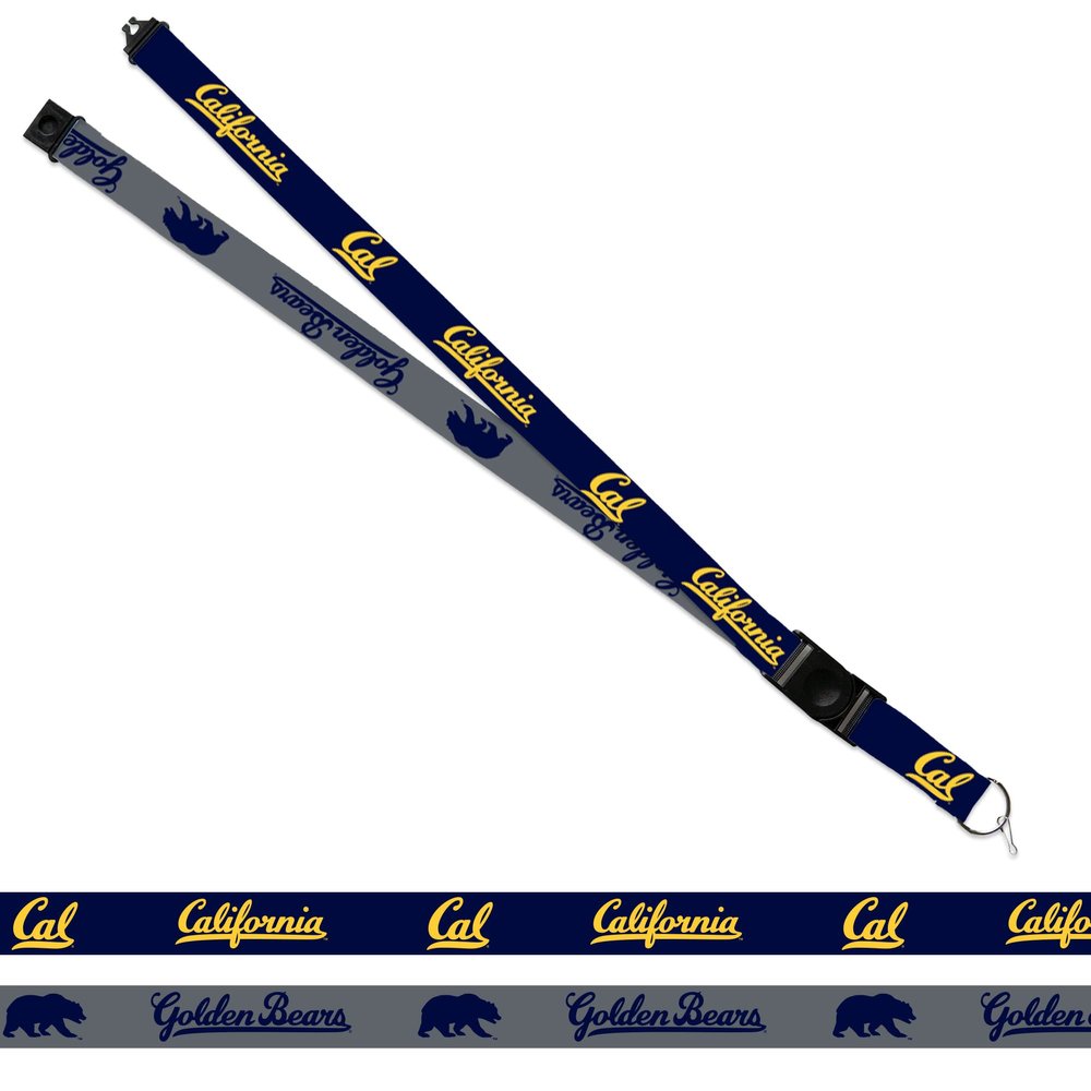 Rico Industries NCAA Cal Berkeley Golden Bears Alternate 18" x 1" Premium Unisex-Adult Safety Breakaway Lanyard