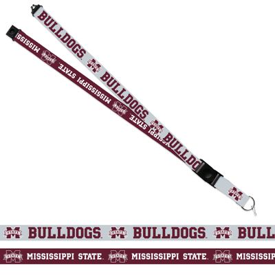 Rico Industries NCAA Mississippi State Bulldogs Alternate 18" x 1" Premium Unisex-Adult Safety Breakaway Lanyard
