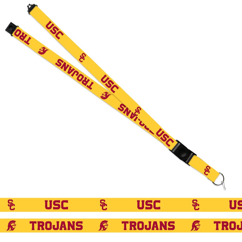 Rico Industries NCAA Southern California Trojans - USC Alternate 18" x 1" Premium Unisex-Adult Safety Breakaway Lanyard