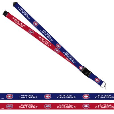Rico Industries NHL Hockey Montreal Canadiens Team Colors 18" x 1" Premium Unisex-Adult Safety Breakaway Lanyard