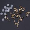 SASHUN OP 10Pc Clip-on Earring Converter Non-Pierced Ear Hoop with Comfort Earring Cushion T211 view 3
