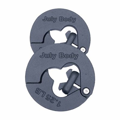 July Body 1.25 Pound Weight Clips  Adds 2.5 Total Pounds - 1.25 Weight - Dumbbell Add Weight - Dumbbell Weight Clips - Weight Clip - Fractional Weight Plates (2 Clip Pack)