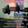 July Body 1.25 Pound Weight Clips  Adds 2.5 Total Pounds - 1.25 Weight - Dumbbell Add Weight - Dumbbell Weight Clips - Weight Clip - Fractional Weight Plates (2 Clip Pack) view 3