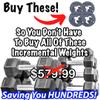 July Body 1.25 Pound Weight Clips  Adds 2.5 Total Pounds - 1.25 Weight - Dumbbell Add Weight - Dumbbell Weight Clips - Weight Clip - Fractional Weight Plates (2 Clip Pack) view 4