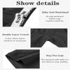 Molasus 4.5" Inseam Womens Trunks Underwear Soft Cotton Boxer Briefs Ladies Anti Chafing Boy Shorts Panties Pack of 4 view 4