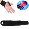 Pressurized Wristbands, Durable Elastic Pressurized Wristband Adjustable Upgraded OK Cloth Sweat Absorption for Outdoor Cycling for Sports(Black Black line) view 2