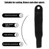 Pressurized Wristbands, Durable Elastic Pressurized Wristband Adjustable Upgraded OK Cloth Sweat Absorption for Outdoor Cycling for Sports(Black Black line) view 3