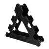 Cabilock Compact Household Dumbbell Rack Weight Storage Organizer for Home Gym Lightweight Plastic Design Supports Dumbbell Types for Fitness Enthusiasts