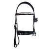 Wonder Care Top Grain Cowhide Leather English Bridle Snaffle Horse Bridle Noseband with Browband Horse Bit Bridle with Reins Bridles for Horses view 1