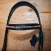 Wonder Care Top Grain Cowhide Leather English Bridle Snaffle Horse Bridle Noseband with Browband Horse Bit Bridle with Reins Bridles for Horses view 3