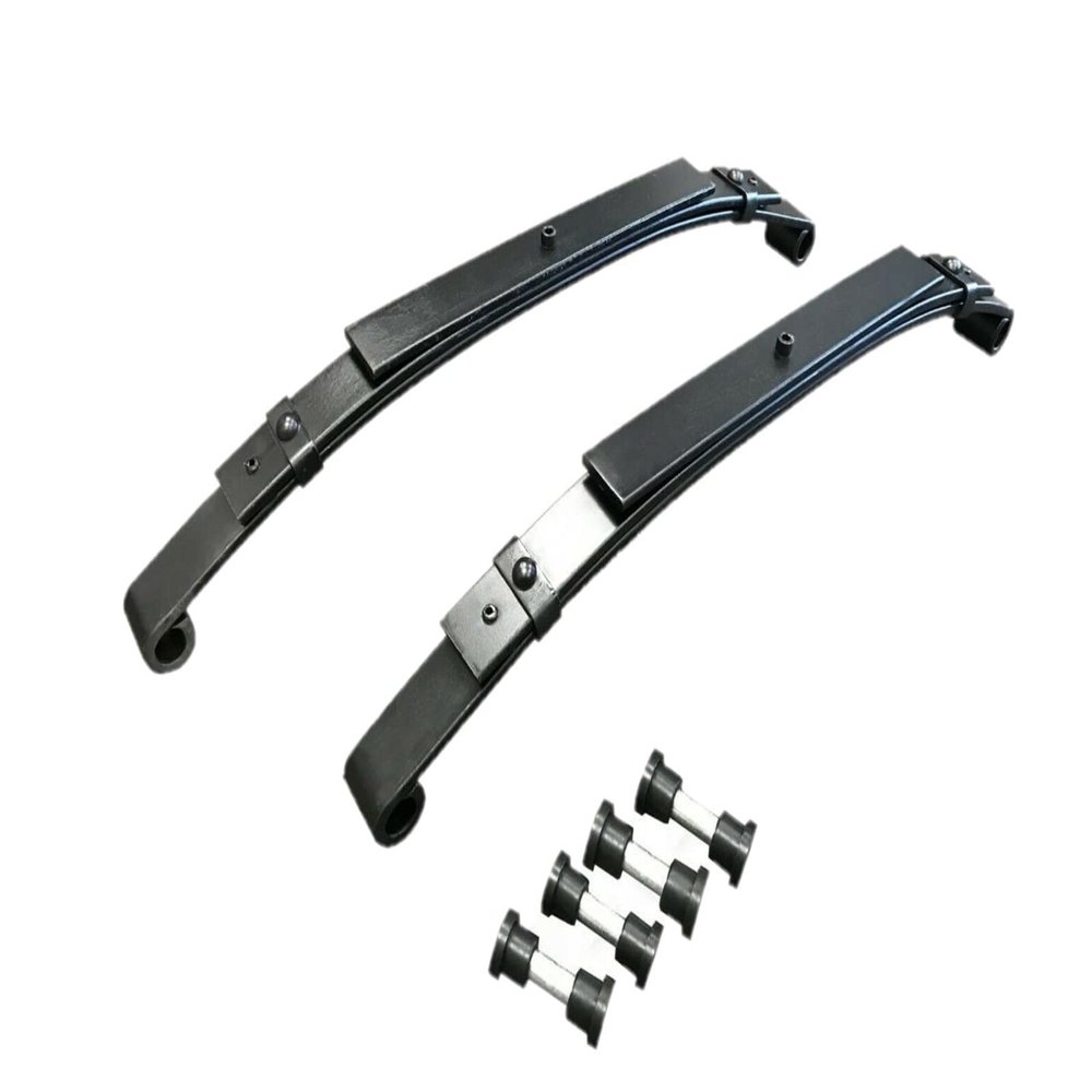 Steeleng Heavy Duty Rear Leaf Springs for Club Car DS Golf Cart 1982+ (3 Leafs/Set of 2) Rear Set