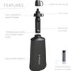 LifeStraw Peak Series Water Filter - 1L, Dark Mountain Gray, Protects Against Bacteria and Parasites, Ultra-Compact and Versatile view 2
