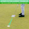 GoSports Golf Putting Alignment Stencil and Gate Set - Versatile Putting Aid for 10+ Drills view 2