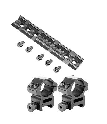 360 Tactical 0/22 Weaver and 3/8" Dovetail Mount Dovetail Predrilled Receiver Rail Mount Adapter