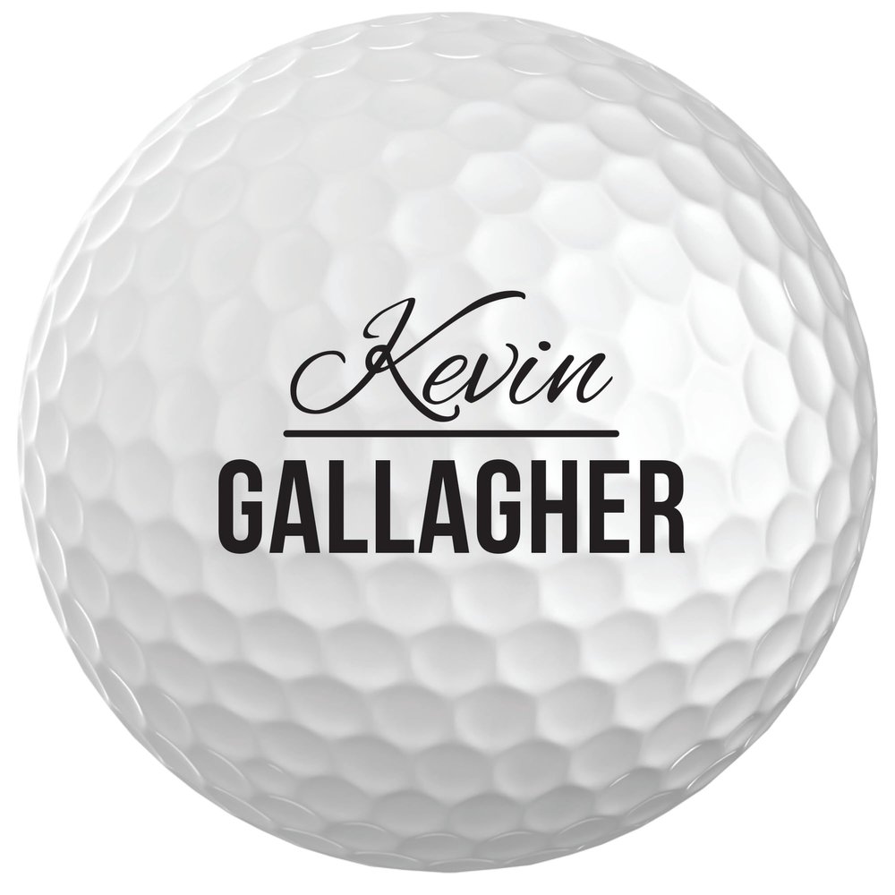 Infusion Personalized Name & Initial Golf Balls - Customize The Name and Initial (6 Balls)