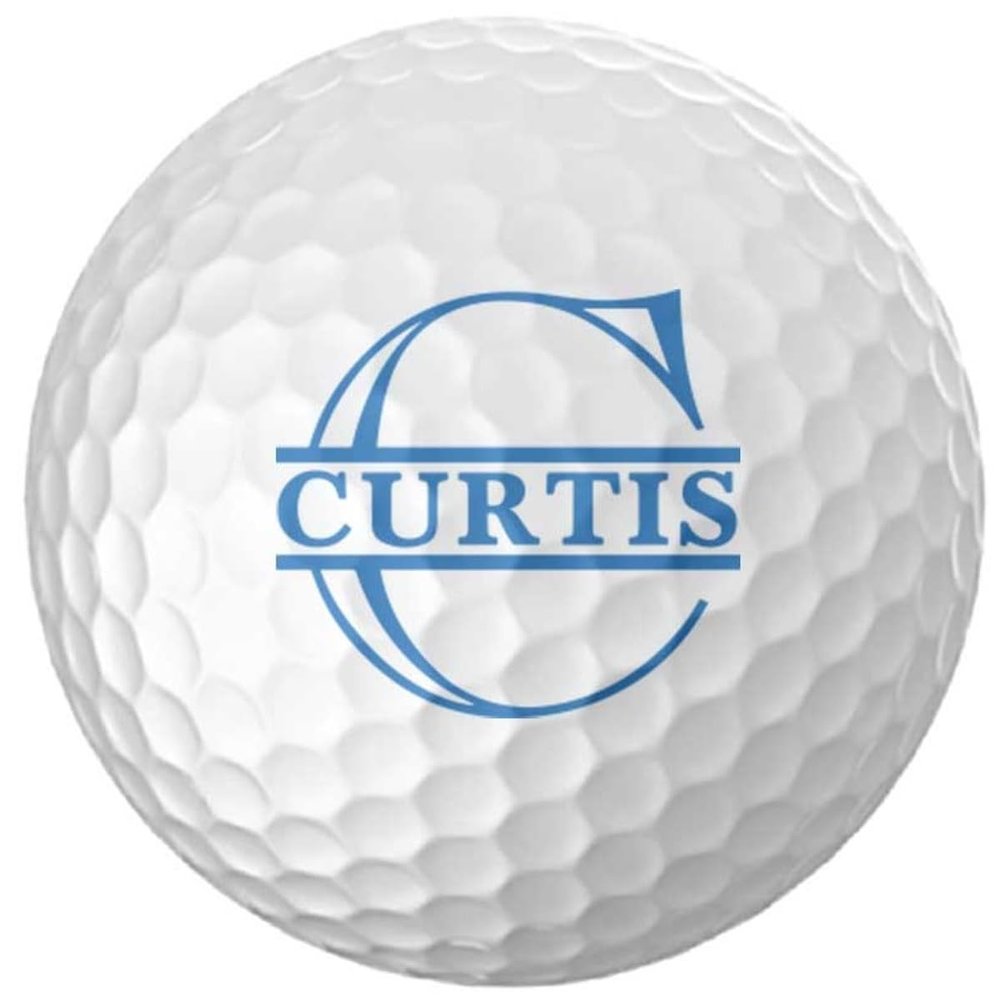 Infusion Personalized Name & Initial Golf Balls - Customize The Name and Initial (6 Balls)