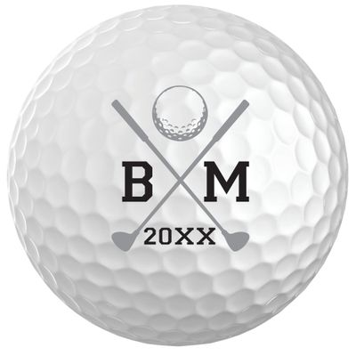 Infusion Personalized Name & Initial Golf Balls - Customize The Name and Initial (6 Balls)