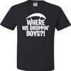 Go All Out YS 6-8 Black Youth Where We Dropping Boys T-Shirt view 2