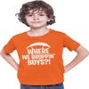 Go All Out YXL 18-20 Orange Youth Where We Dropping Boys T-Shirt view 1