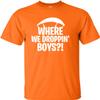 Go All Out YXL 18-20 Orange Youth Where We Dropping Boys T-Shirt view 2