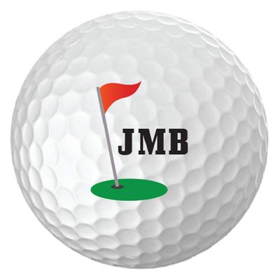 Infusion Personalized Name & Initial Golf Balls - Customize The Name and Initial (6 Balls)