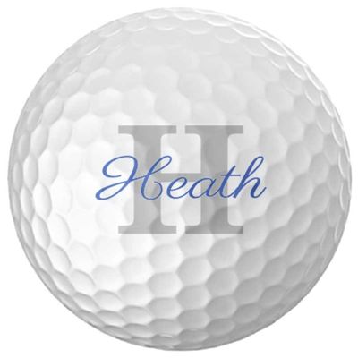 Infusion Personalized Name & Initial Golf Balls - Customize The Name and Initial (6 Balls)