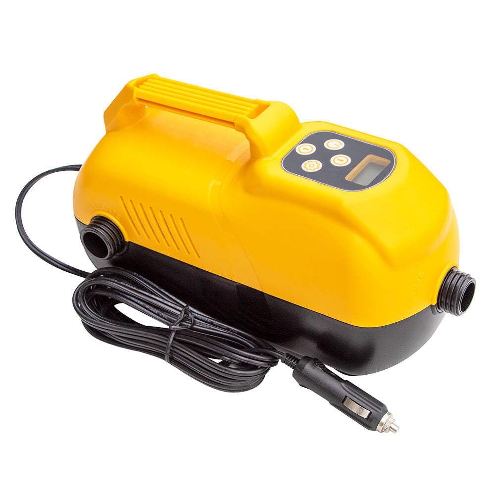 Solstice High-Performance Electric Inflatable Pump | 2-Stage High-Pressure | Dual Power Car & Battery Model (Up to 20 PSI)