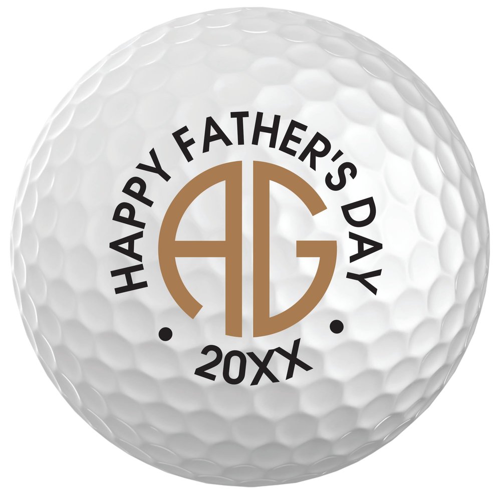 Infusion Personalized Name & Initial Golf Balls - Customize The Name and Initial (6 Balls)
