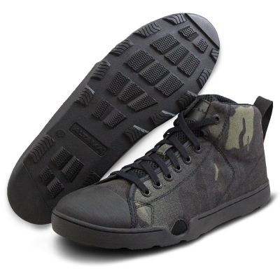Altama Unisex Maritime Mid Dive Fin-Compatible Tactical Boots with Water Drainage Ports, Multicam Black GSA, 9.5, Wide