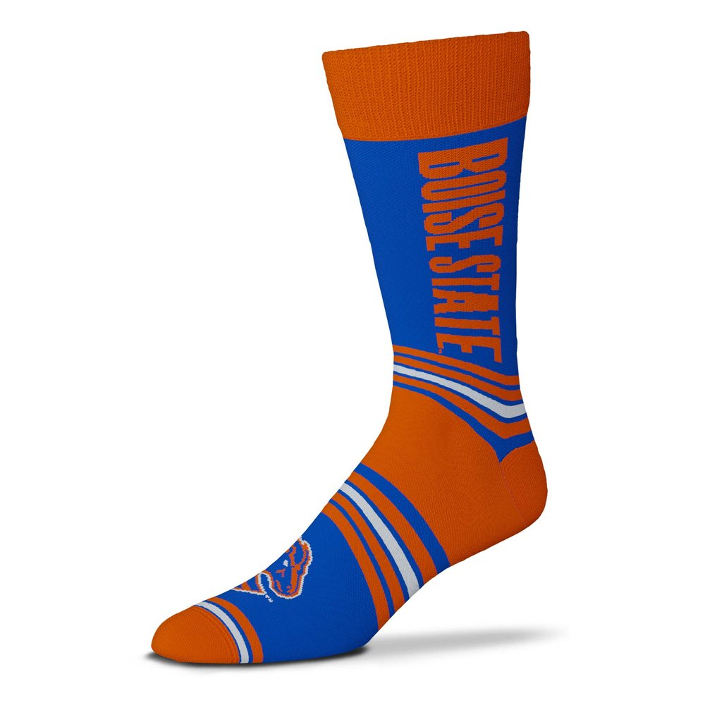 For Bare Feet NCAA Boise State Broncos Unisex Go Team Dress Sock Team Color OSFM