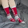 For Bare Feet NCAA Houston Cougars Unisex Go Team Dress Sock Team Color OSFM view 3