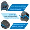 Sporti Power Swim Paddles - Swimming Training Hand Paddles - Adjustable Straps - Lap Swimming Gear (Small, Black) view 3