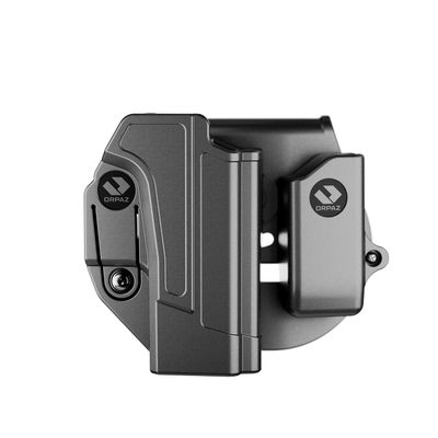 Orpaz C-Series S&W M&P Holster Compatible with S&W M&P Right-Hand OWB Holster, Level II Retention, with S&W M&P Magazine Holder - Unisex - Will Secure Your Handgun with a Tactical Appearance